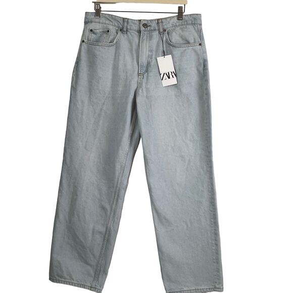Zara Collection Denim - NWT Women's Zara Relaxed Fit Slim Leg Mid Rise Size 10 Jeans